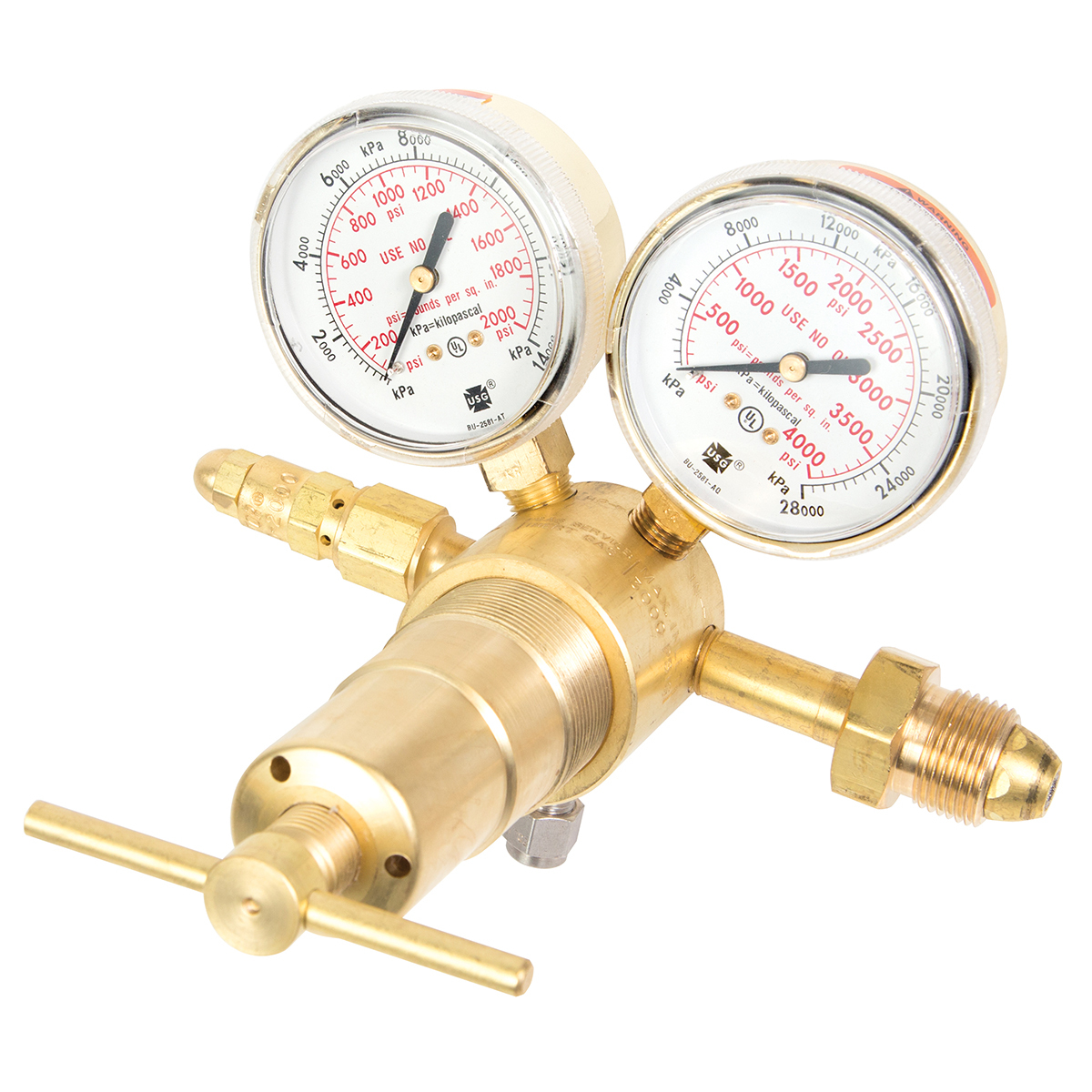 Victor Equipment 1694 Gas Regulator W/ Gauge 350 PSI Max Inlet Pressure for sale online 2 