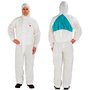 3M X-Large White/Green 4520 SMS Based Disposable Coveralls