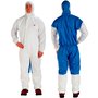 3M 3X White /Blue 4535 SMS Laminate Disposable Coveralls