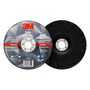 3M™ Silver Depressed Center Grinding Wheel, 87450, T27, 6 in x 1/4 in x 7/8 in