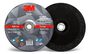 3M™ Silver Depressed Center Grinding Wheel, 87452, T27, 9 in x 1/4 in x 7/8 in