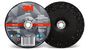 3M™ Silver Depressed Center Grinding Wheel, 87455, T27, 4 in x 1/4 in x 3/8 in