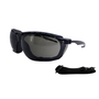 RADNOR™ RelEye™ Gray Safety Glasses With Gray Anti-Scratch/Anti-Fog Lens