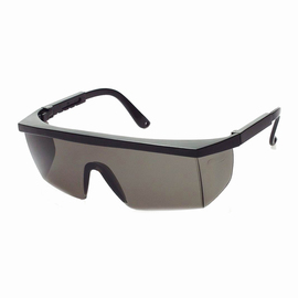 RADNOR™ Retro Black Safety Glasses With Gray Anti-Scratch Lens
