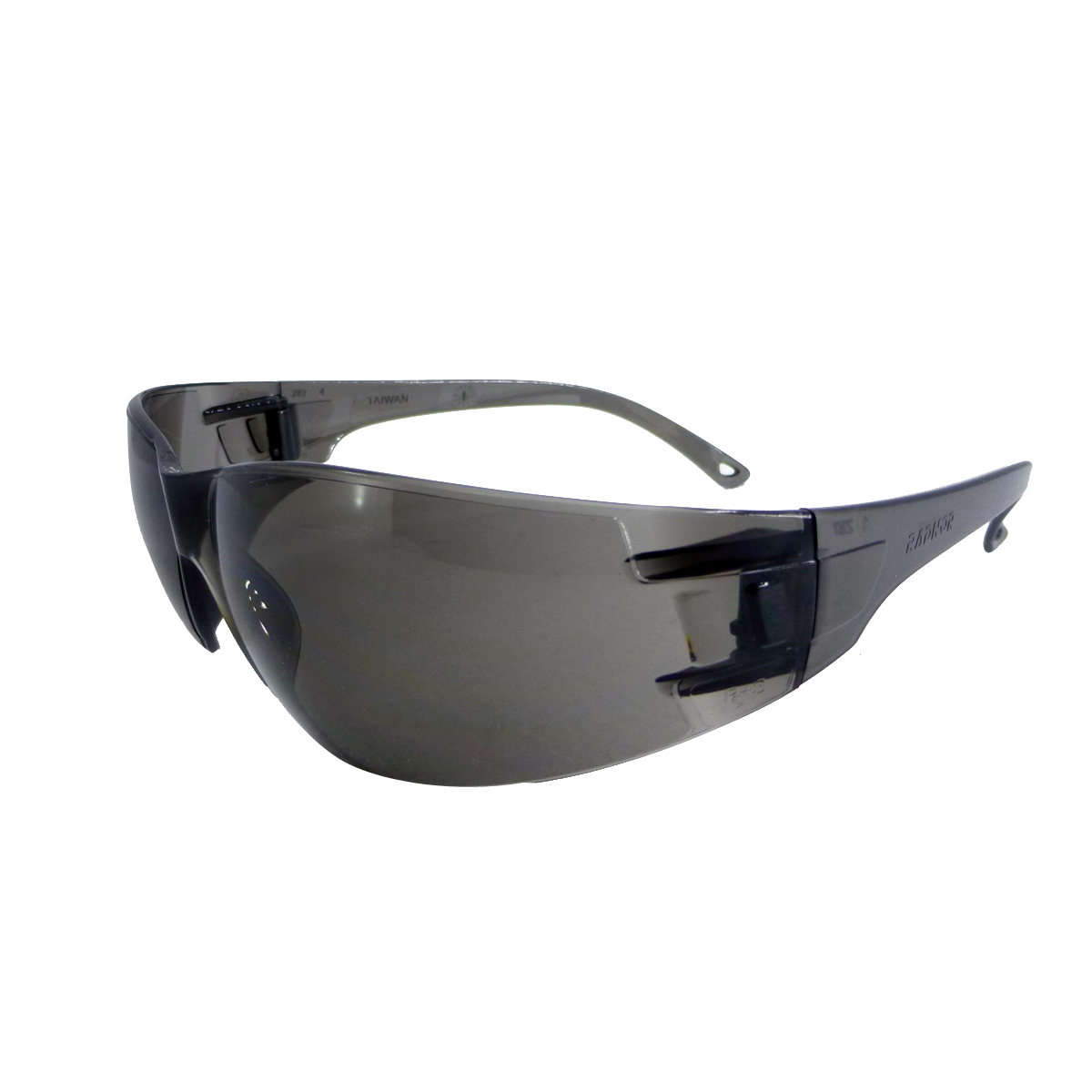 Galeton 11009 Crest Safety Glasses with Flexible Temples and Anti-Scratch Lenses Gray 