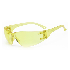 RADNOR™ Classic Amber Frameless Safety Glasses With Amber Polycarbonate Anti-Scratch Lens