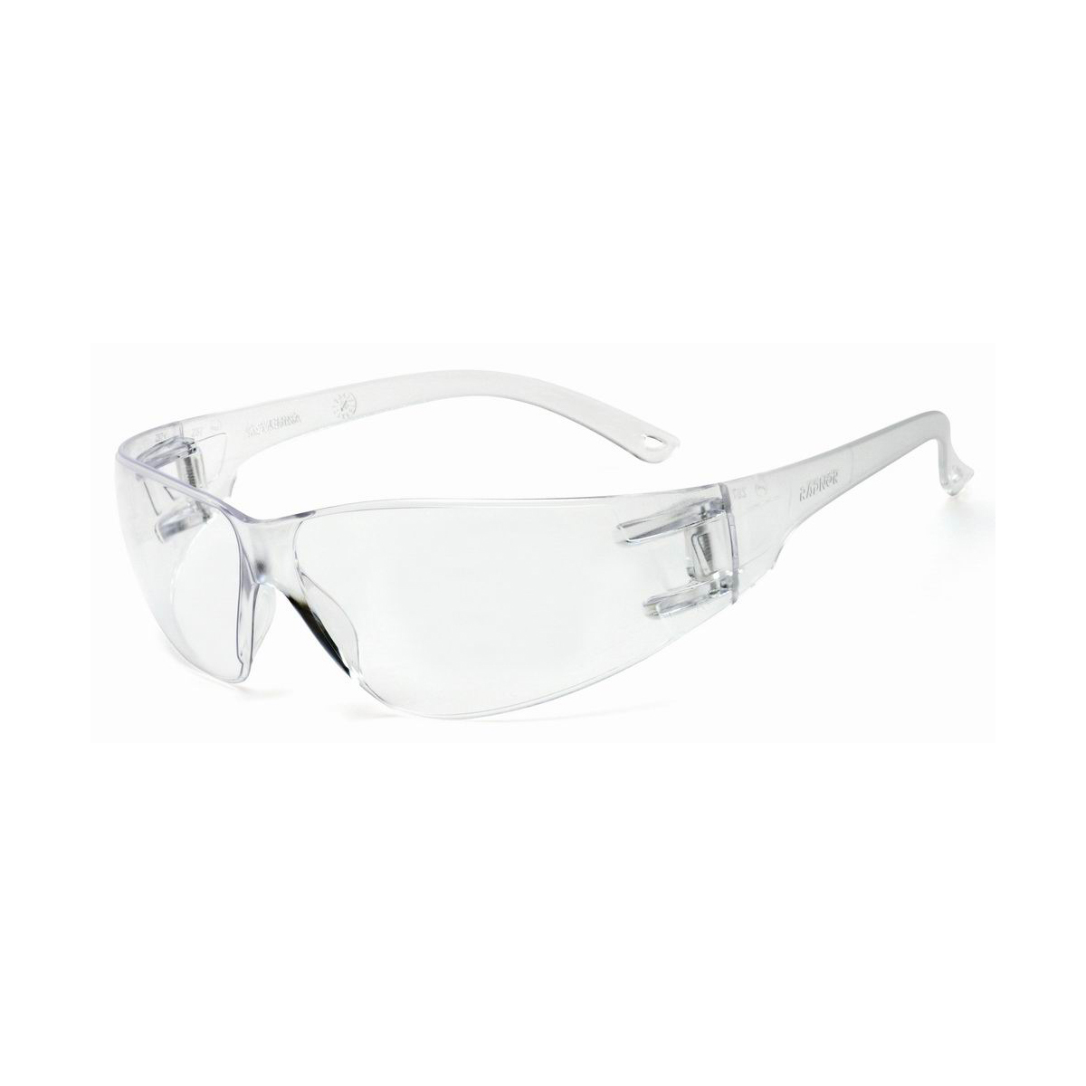Galeton 11036 Rail Anti-Scratch Anti-Fog Wrap-Around Lens Safety Glasses Clear