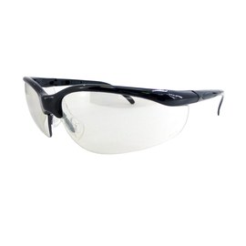 RADNOR™ Motion Black Safety Glasses With Clear Indoor/Outdoor/Anti-Scratch/Anti-Fog Lens
