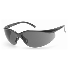 RADNOR™ Motion Black Safety Glasses With Gray Anti-Scratch Lens