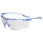 RADNOR® Saffire™ Blue Safety Glasses With Gray Polycarbonate Anti-Fog/Anti-Scratch Lens