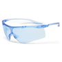 RADNOR® Saffire™ Blue Safety Glasses With Blue Polycarbonate Anti-Scratch Lens