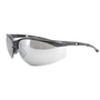 RADNOR™ Select Black Safety Glasses With Gray Mirror/Anti-Scratch Lens