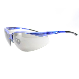 RADNOR™ Select Blue Safety Glasses With Gray Anti-Scratch Lens