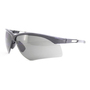 RADNOR™ Premier Series Black Safety Glasses With Gray Polycarbonate Anti-Fog/Anti-Scratch Lens