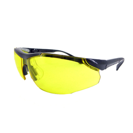 RADNOR™ Elite Plus Black Safety Glasses With Amber Anti-Scratch Lens