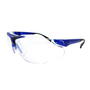 RADNOR™ Elite Blue Safety Glasses With Clear Polycarbonate Anti-Scratch Lens