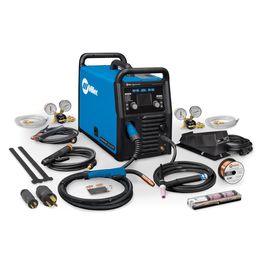 Miller® Multimatic® 220 Single Phase MIG Welder With 110 - 240 Input Voltage, 220 Amp Max Output, QuickTech™ Process and Settings, Auto-Set™ Elite Parameters, And Accessory Package