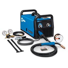 Miller® Millermatic® 141 Single Phase MIG Welder With 110 - 120 Input Voltage, 140 Amp Max Output, Auto-Set™ Material Thickness, And Accessory Package