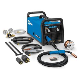 Miller® Multimatic® 215 Single Phase CC/CV Multi-Process Welder With 110 - 240 Input Voltage, Auto Spool Gun Detect™ And Smooth-Start™
