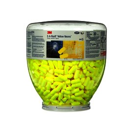 3M™ Tapered Polyurethane Uncorded Earplugs/Refill Container