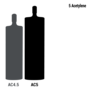 Prepurified Grade Acetylene, Size 5 Acetylene Cylinder, CGA 510