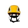 3M™ Yellow SecureFit™ X5002VX-ANSI ABS Brimless Climbing Helmet With 6 Point Ratchet Suspension