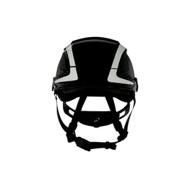 3M™ Black SecureFit™ X5012VX-ANSI ABS Brimless Climbing Helmet With 6 Point Ratchet Suspension