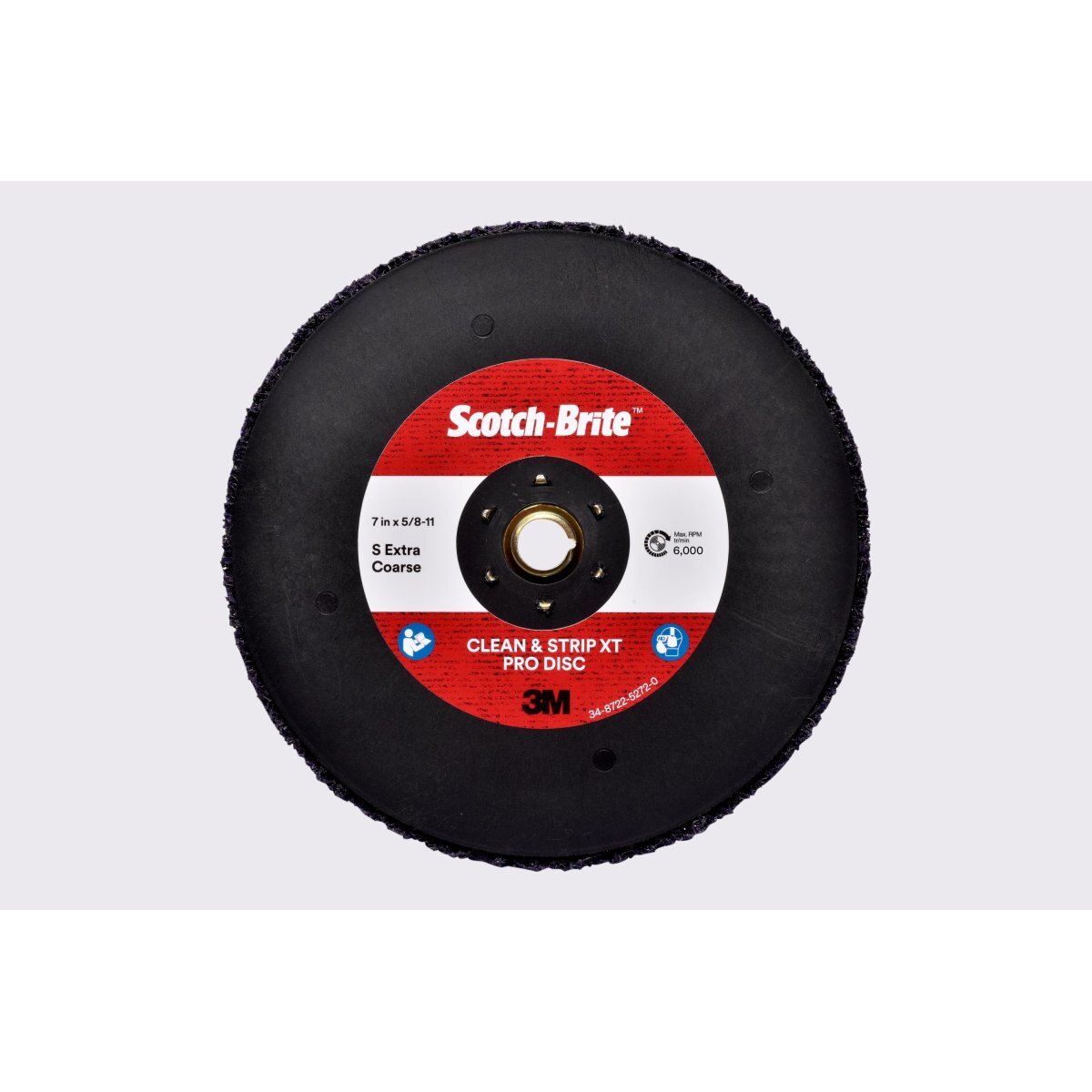 Scotch-Brite Clean and Strip XT Pro Extra Cut Disc 4-1/2 in x 5/8 in-11 10 per case 3M A XCS T27 Quick Change