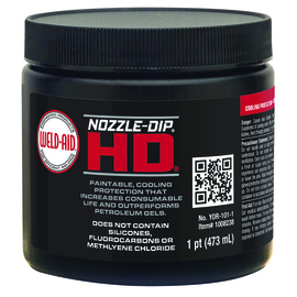 Weld-Aid 16 Ounce Jar Colorless Nozzle-Dip HD® Water Based Gel Anti-Spatter