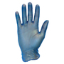 RADNOR™ Medium Blue 4.5 mil Powdered Vinyl Disposable Gloves (100 Gloves Per Box)