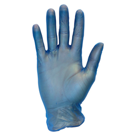 RADNOR™ Large Blue 4.5 mil Powdered Vinyl Disposable Gloves (100 Gloves Per Box)