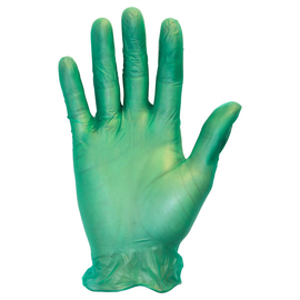 RADNOR™ Medium Green 6 mil Powdered Vinyl Disposable Gloves (100 Gloves Per Box)
