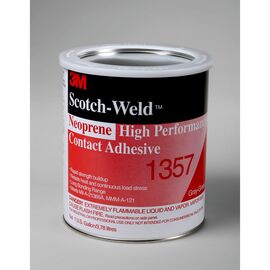 3M™ Neoprene High Performance Contact Adhesive 1357, Gray-Green