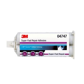 3M™ Super-Fast Repair Adhesive, 04747, Amber, 47.3 mL Cartridge