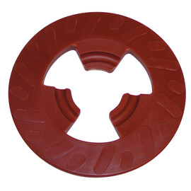 3M™ Disc Pad Face Plate Ribbed 28656, 4 in Extra Hard Red