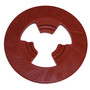 3M™ Disc Pad Face Plate Ribbed 28656, 4 in Extra Hard Red