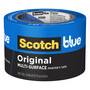 3M™ 2.83" X 60 yd Blue ScotchBlue™ 2090 5.4 mil Crepe Paper Masking Tape