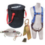 3M™ PROTECTA® Fall Protection Compliance Kit, In A Bag 2199814 (Includes Roof Anchor, Harness, Rope Adjuster With Lanyard, Lifeline And Carrying Bag)