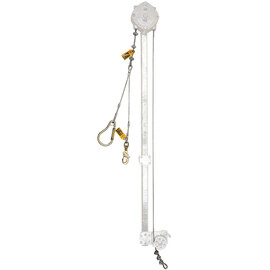 3M™ DBI-SALA® 180' 1/4" Galvanized Steel Cable Lifeline Assembly With Rung And Harness Hook Connection (For SSB Climb Assist System)