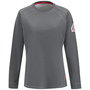 Bulwark® Women's Large Gray Westex G2™ Fabrics By Milliken® Flame Resistant Long Sleeve Shirt