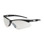Protective Industrial Products Anser™ Semi-Rimless Black Safety Glasses With Clear Bouton Optical Anti-Scratch Lens