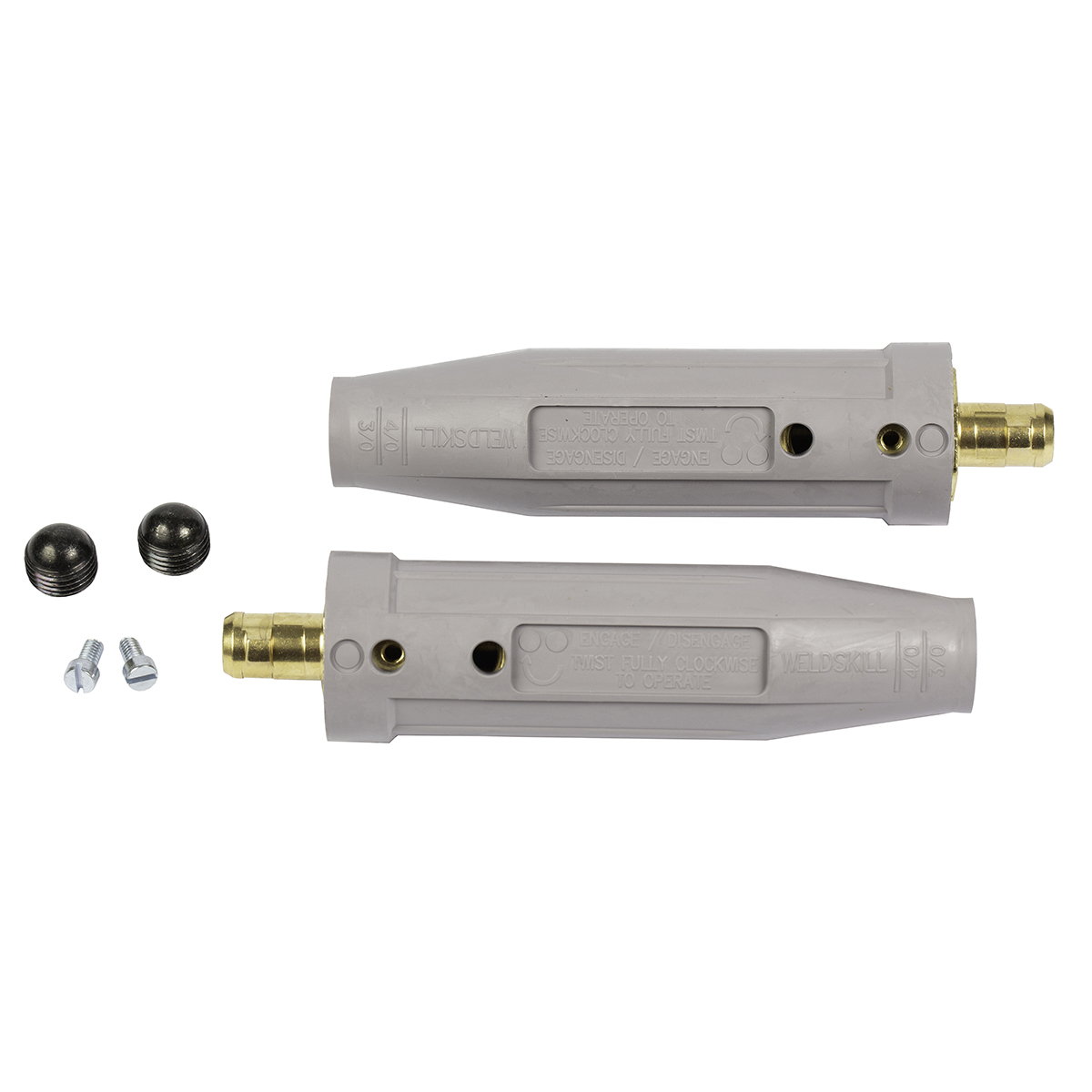 3-pk Welding Cable Twist-lock Connector Set Dinse 1/0-3/0 50-70mmUS Seller 