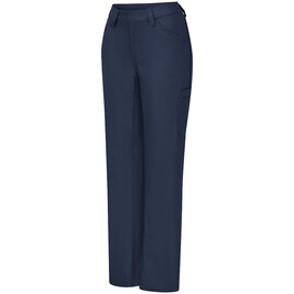 Bulwark 02" X 30" Navy Red Kap® 6.5 Ounce 70% Polyester/28% Cotton/2% Spandex Pants With Covered Button Front Closure