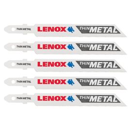 Lenox® 3/8" X .037" X 3 5/8" Bi-Metal/Metal Cutting Jig Saw Blade 24 Teeth Per Inch