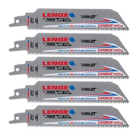 Lenox® 1" X .050" X 6" Reciprocating Saw Blade 8 Teeth Per Inch