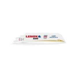 Lenox® Gold®/Lazer®/T2™ Technology 1" X .042" X 6" Bi-Metal/Extreme Metal Cutting Reciprocating Saw Blade 18 Teeth Per Inch
