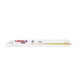 Lenox® Gold®/Lazer®/T2™ Technology 1" X .042" X 12" Bi-Metal/Extreme Metal Cutting Reciprocating Saw Blade 10 Teeth Per Inch