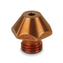 RADNOR™ 1.7 mm Copper High Density Nozzle For Trumpf® CO2 Laser Torch