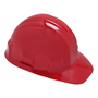 SureWerx™ Red Jackson Safety® Sentry III® HDPE Cap Style Hard Hat With Ratchet/6 Point Ratchet Suspension