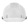 SureWerx™ White Jackson Safety® Advantage HDPE Cap Style Non-Vented Hard Hat With Ratchet/4 Point Ratchet Suspension